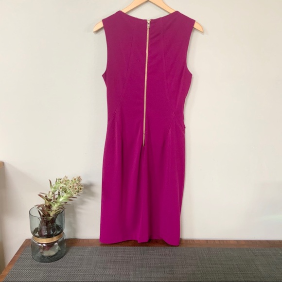 Host pick 🎉NWOT! Maggy London magenta dress - Picture 3 of 5